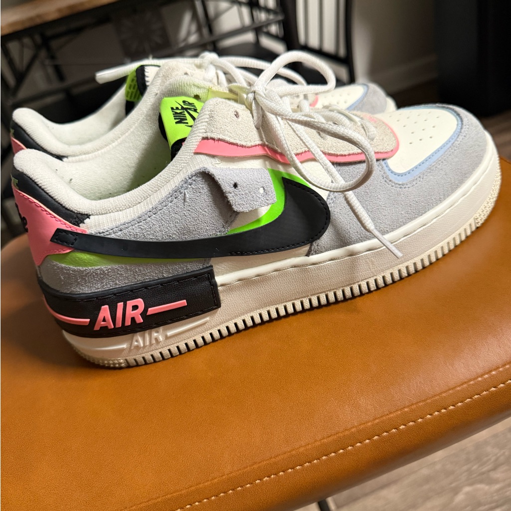 Nike Women’s Air Force 1 - Pastel/Neon (Size 9.5)